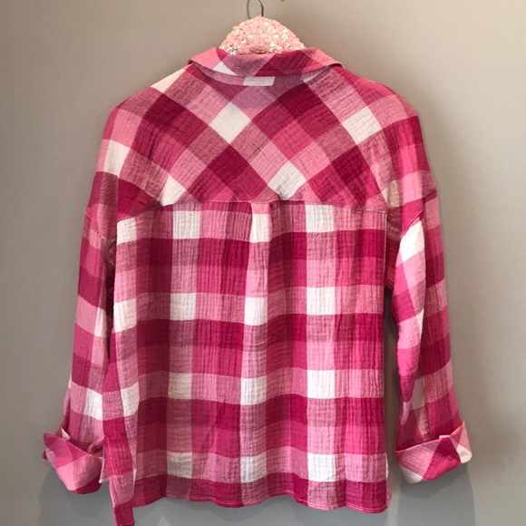 Sanctuary Boyfriend pink button down - Picture 7 of 7